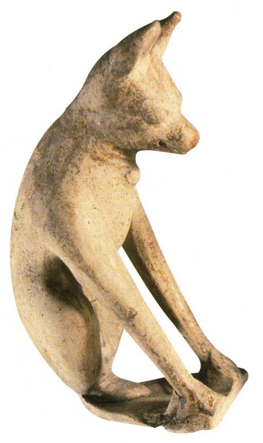 Statuette de chien en terre cuite - Moulins.jpg